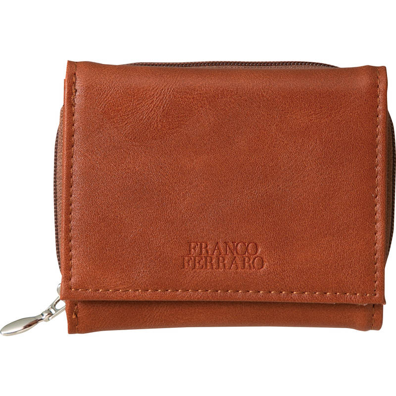 フランコフェラーロ コンパクト折財布 S-FFM223010BRN ブラウン 画像1