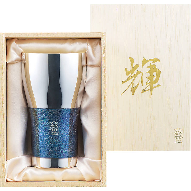メイドインツバメ 輝 純銅ビアタンブラー 銀古美440mL KG-04 画像1