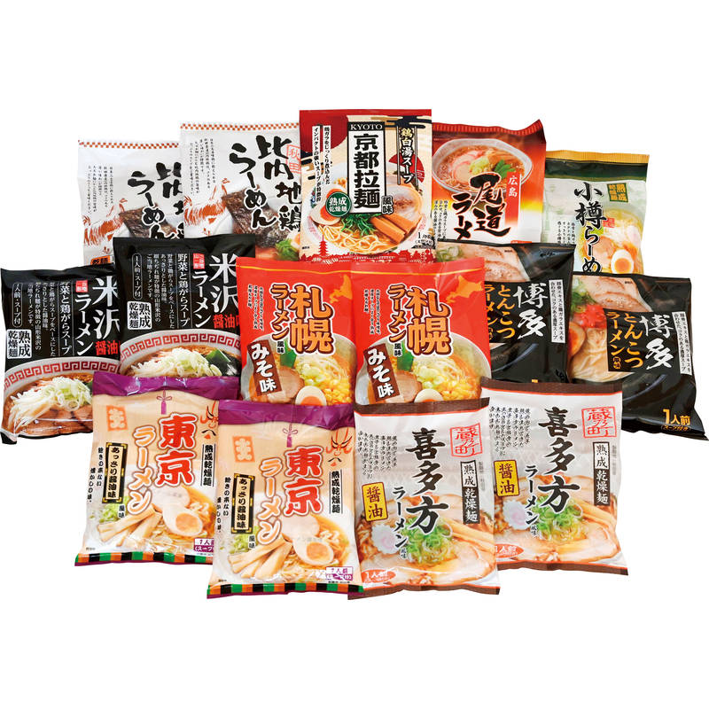 乾燥・ご当地ラーメン味くらべ15食 BAMG-15 画像1