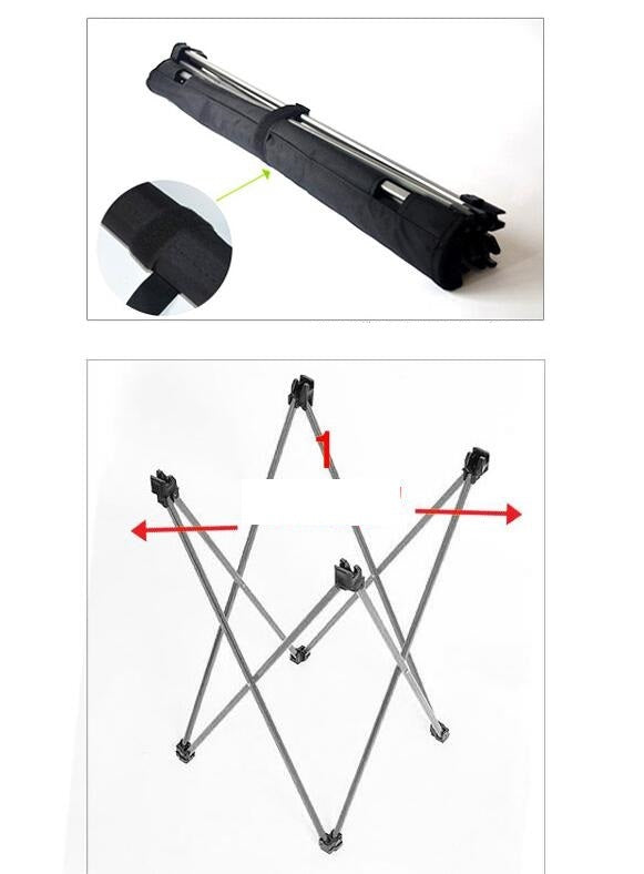 Small folding table for outdoor camping Aircraft grade lightweight aluminum alloy portable picnic table