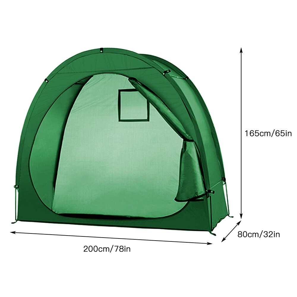 Folding canopy for parked mountain bikes 