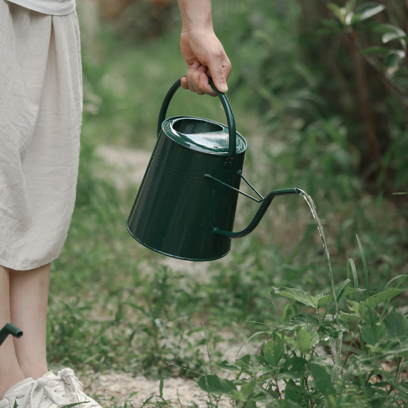 ヴィンテージ亜鉛メッキじょうろ｜庭をおしゃれに彩るガーデンウォータリングポット