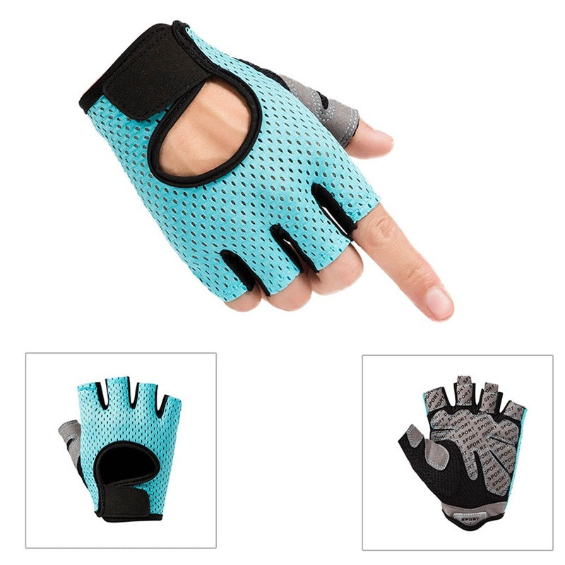 Half Finger Gloves Sports Fitness Gloves Outdoor Riding Anti-Slip Wearing Gloves