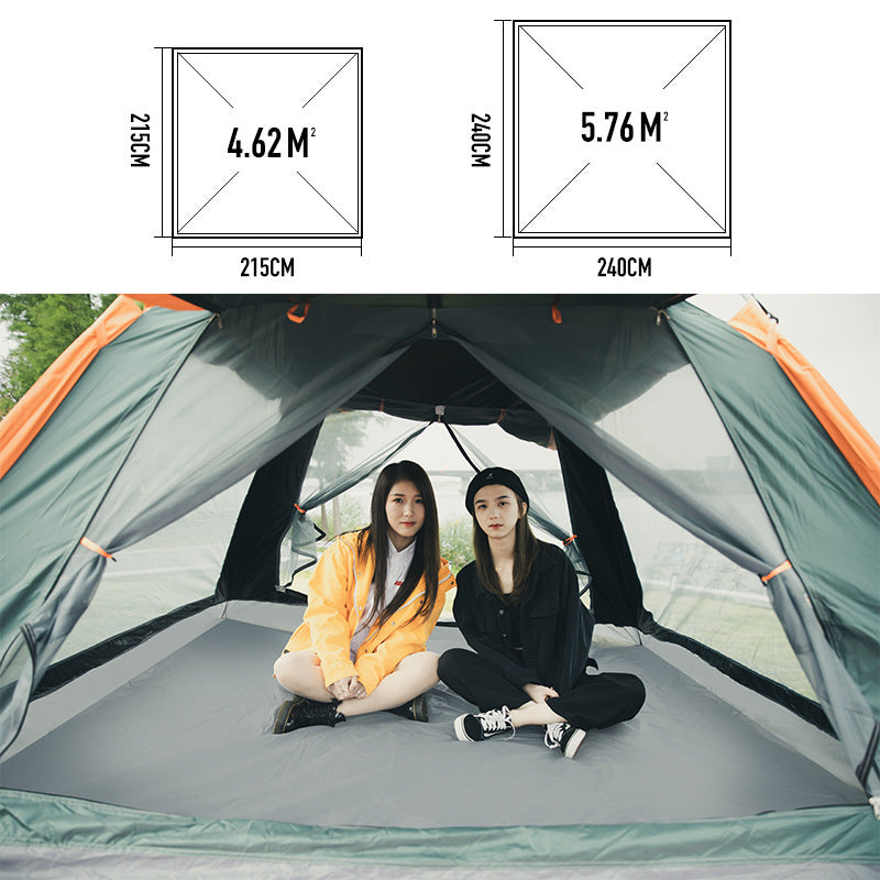 Fully automatic speed beach camping tent, waterproof, multi-person camping