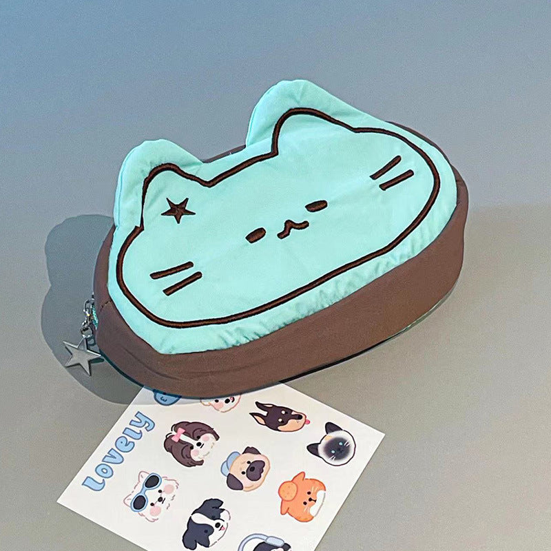 Cute Caramel Cat Pencil Case Cool