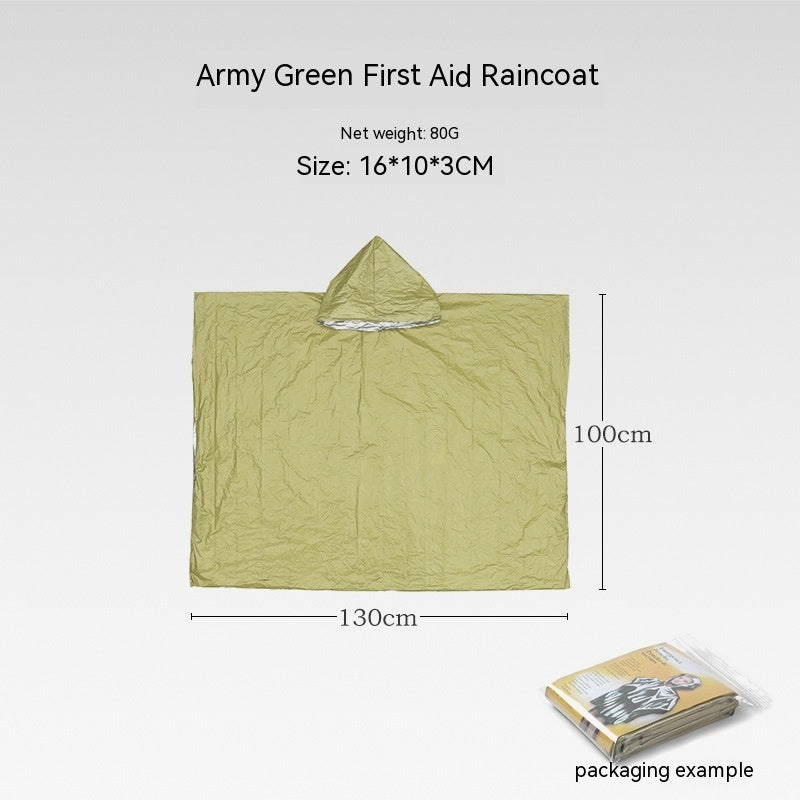 Portable Outdoor Disaster Relief Tent for Camping Temporary Simple Sleeping Bag Warm Emergency Blanket