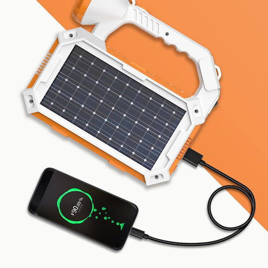 多機能ソーラーLEDランタン｜電源いらずで安心！キャンプも非常時も頼れる光のパートナー