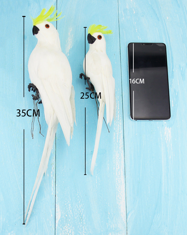 Artificial Parrot Window Gardening Decorative Bird Home Decoration