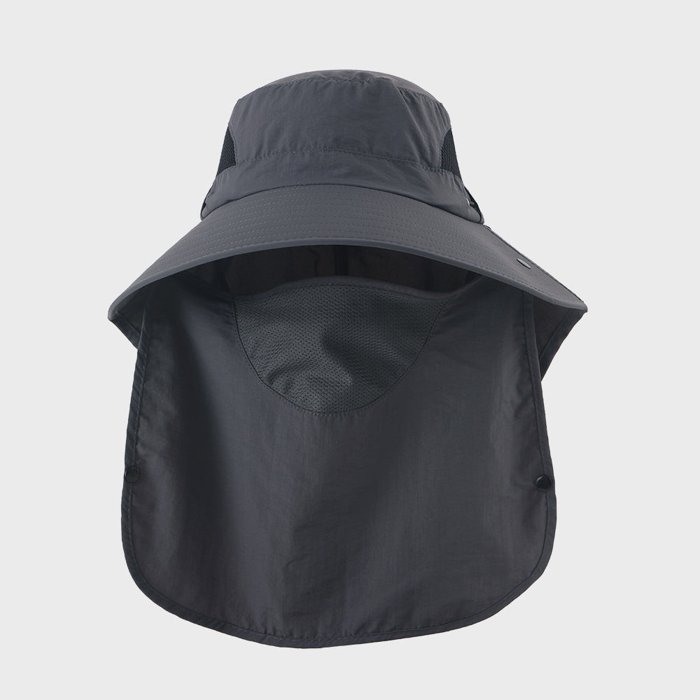 Outdoor fishing cap, bucket hat, UV protection, sun hat