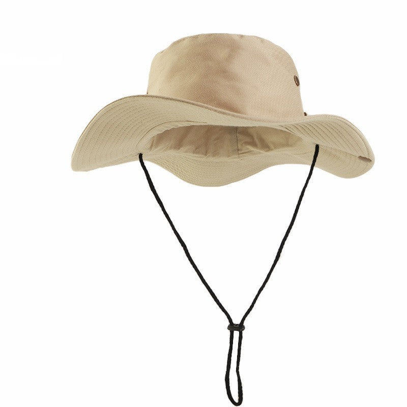 Outdoor folding climbing hat for men