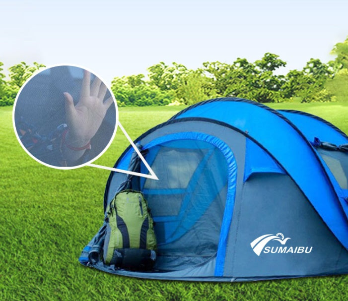 Outdoor Automatic Tent Quick Open and Throw Tent Camping Equipment for 3-4 People