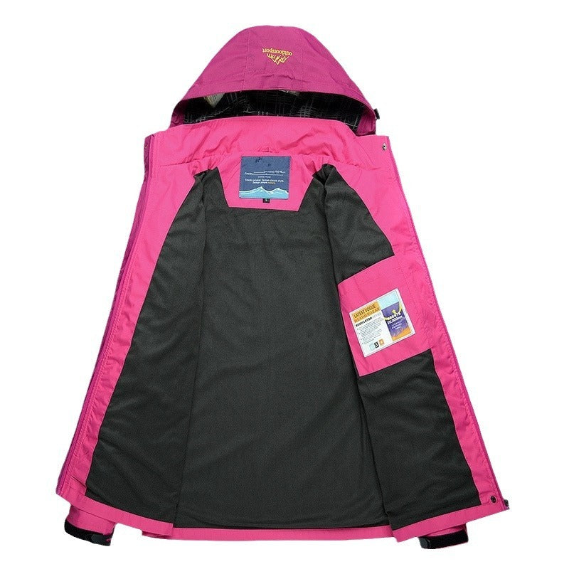 春秋用プリントシェルコート｜アウトドアもタウンユースもスタイリッシュに