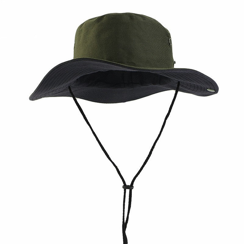 Outdoor folding climbing hat for men