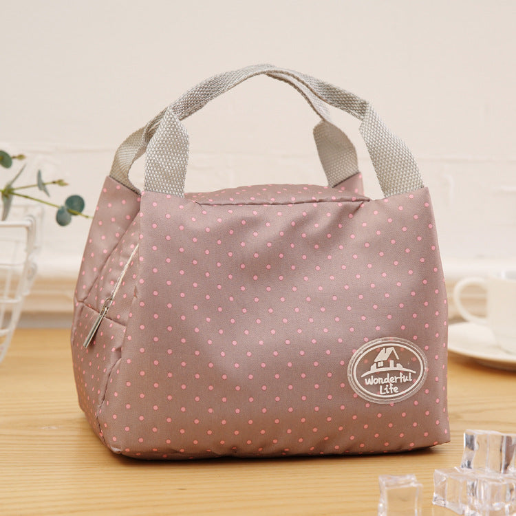 Home use: Daily outdoor portable large capacity, zipper portable picnic bag