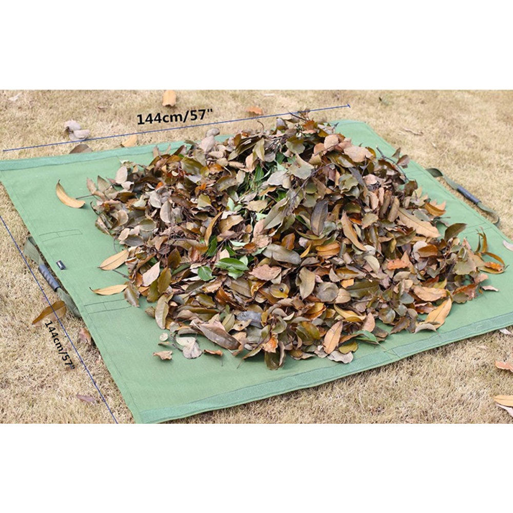 Garden Leaf Storage Outdoor Lawn Yard Waste Tarpaulin Container Recyclable Heavy Duty Garden Tote Garbage Bags Garden Tote Garbage Bags