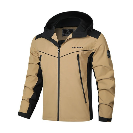 メンズ防風シェルジャケット（フード付き）｜アウトドアも街中も快適に