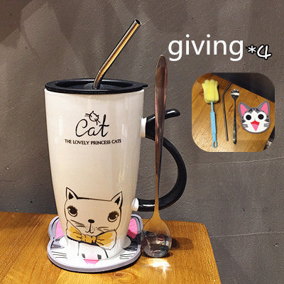 キャットセラミックマグ｜猫好きに贈りたい♪見て癒される可愛い陶器マグ