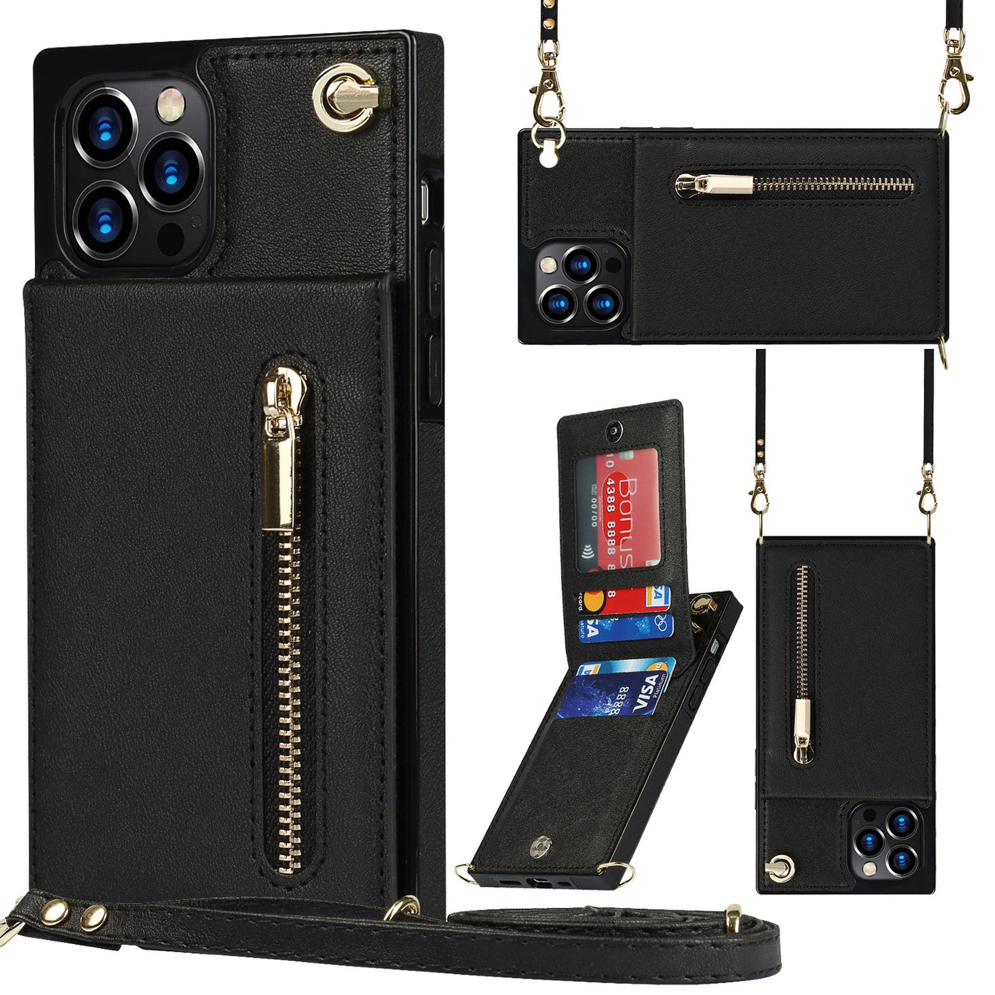 レザーモバイルフォンケース｜メッセンジャー型でおしゃれに守る、斜め掛け保護カバー