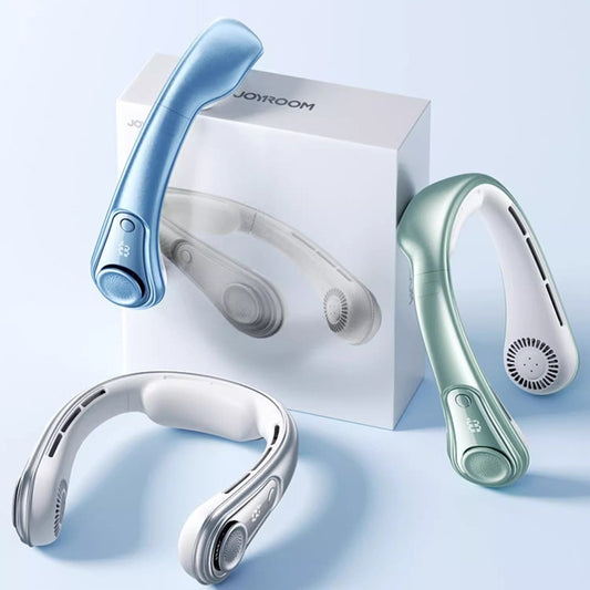 ネックハンギングファン｜ハンズフリーで涼しいUSB充電式ポータブル扇風機