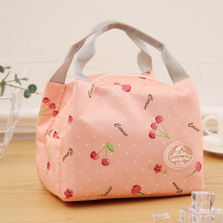 Home use: Daily outdoor portable large capacity, zipper portable picnic bag