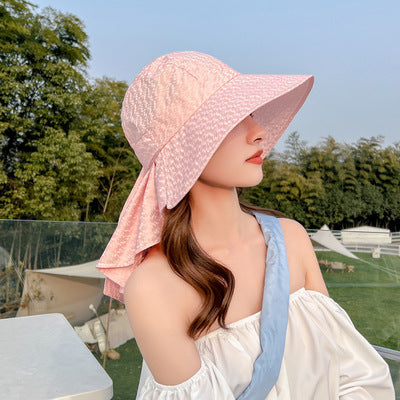 冷感ネックガード付きサンプロテクションハット｜首元までひんやり快適！夏の紫外線をしっかりカット