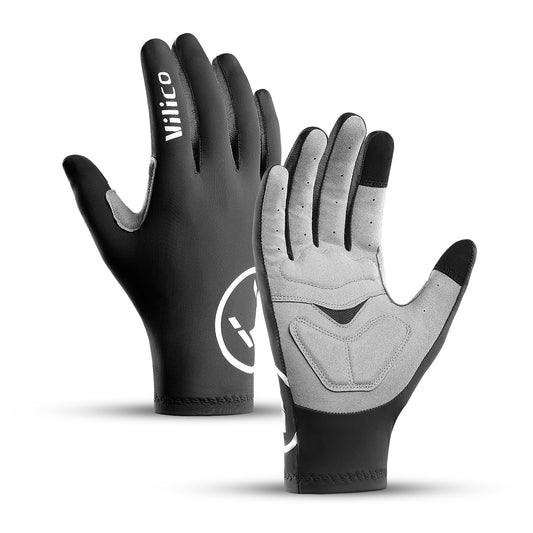 Spring and Summer Outdoor Mountain Bike Riding Gloves Thin Shock Absorption