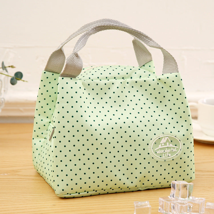 Home use: Daily outdoor portable large capacity, zipper portable picnic bag