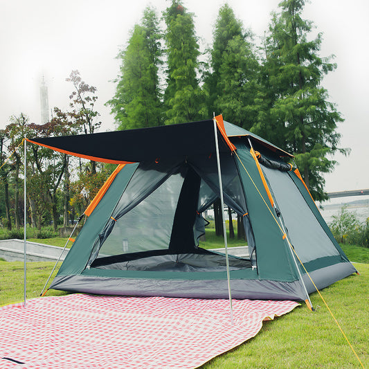 Fully automatic speed beach camping tent, waterproof, multi-person camping