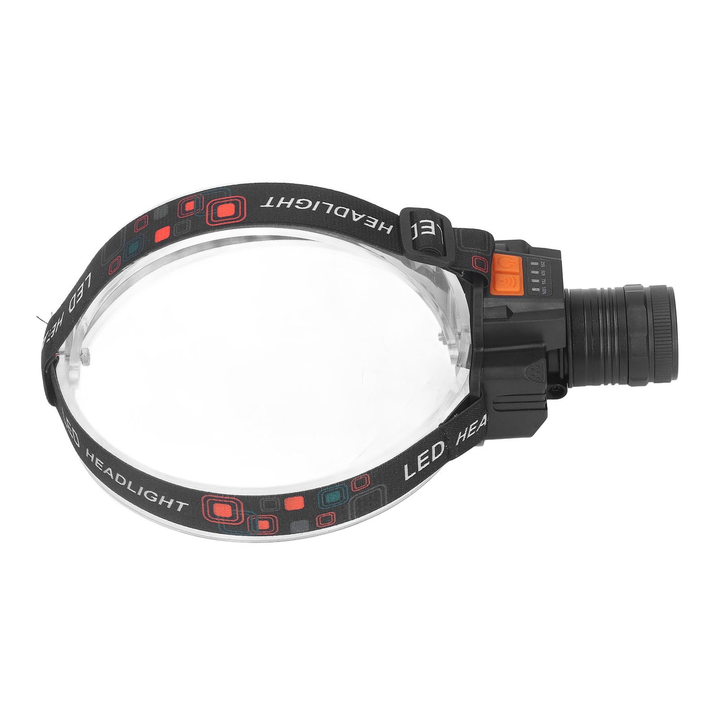 Headlamp USB Rechargeable 3 Light Modes LED Lens 1500lm Headlight for Emergency Camping Fishing