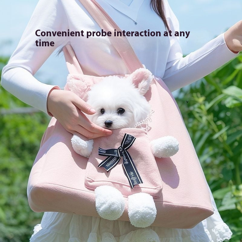小型犬用ポータブルキャリーバッグ｜軽量・通気・安心の外出スタイル
