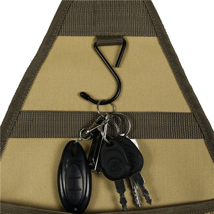 Outdoor Camping Utensils Spatula Spoon Hangable Cooking Utensils Foldable Utensil Bag
