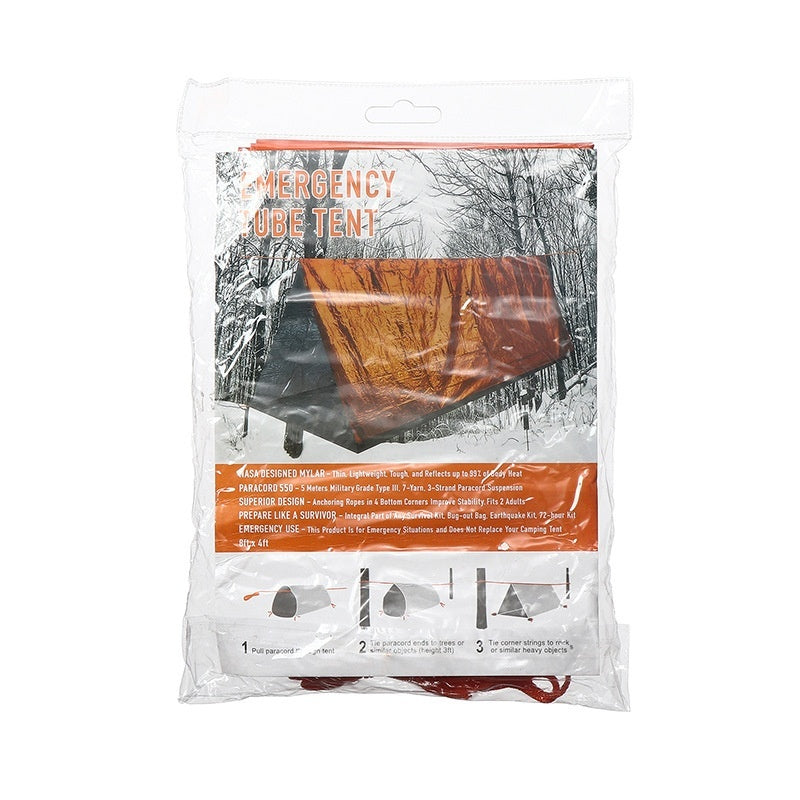 Portable Outdoor Disaster Relief Tent for Camping Temporary Simple Sleeping Bag Warm Emergency Blanket
