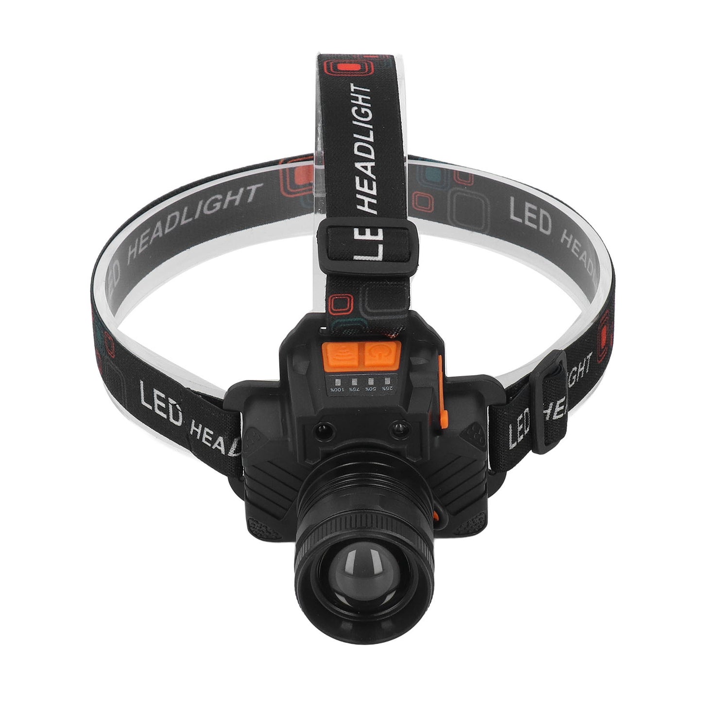 Headlamp USB Rechargeable 3 Light Modes LED Lens 1500lm Headlight for Emergency Camping Fishing