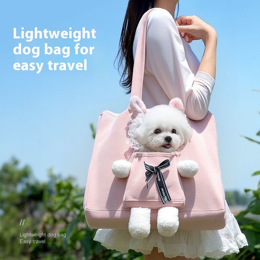小型犬用ポータブルキャリーバッグ｜軽量・通気・安心の外出スタイル