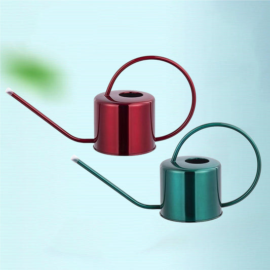 ステンレス製シャワーじょうろ｜ロングスパウトでやさしく水やりできるガーデンポット