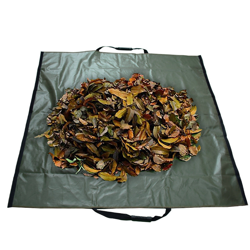Garden Leaf Storage Outdoor Lawn Yard Waste Tarpaulin Container Recyclable Heavy Duty Garden Tote Garbage Bags Garden Tote Garbage Bags