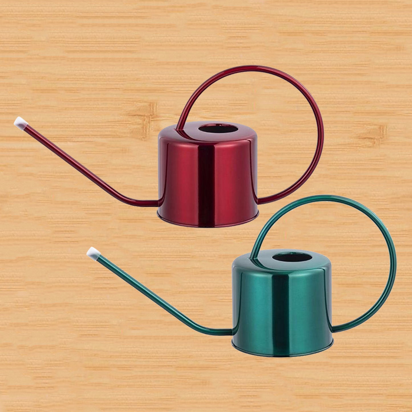 ステンレス製シャワーじょうろ｜ロングスパウトでやさしく水やりできるガーデンポット