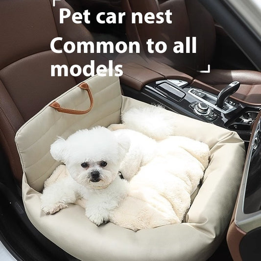 カーケンネル｜四季対応ペット用カーシート（小型犬・猫用）安全＆快適設計