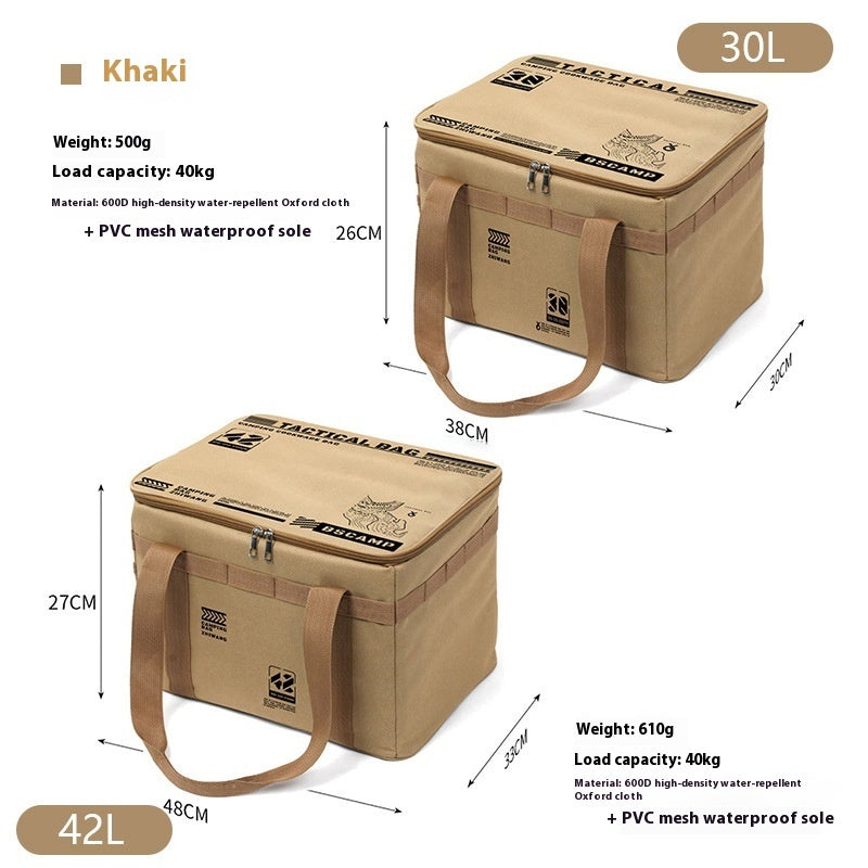 大容量アウトドアタクティクスバッグ｜キャンプ道具をひとまとめにできる頑丈収納バッグ